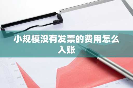 小规模没有发票的费用怎么入账