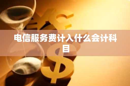 电信服务费计入什么会计科目