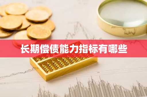 长期偿债能力指标有哪些