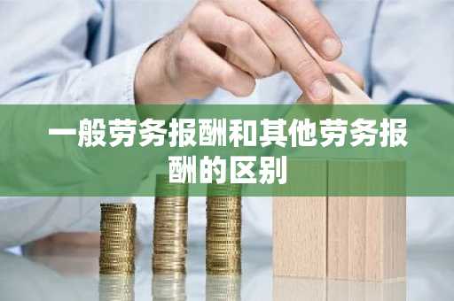 一般劳务报酬和其他劳务报酬的区别