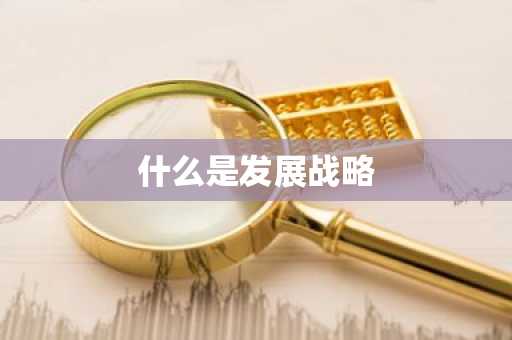 什么是发展战略