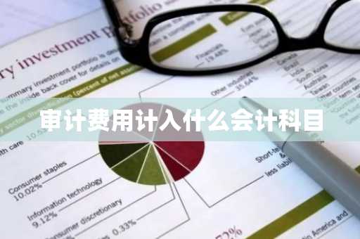 审计费用计入什么会计科目