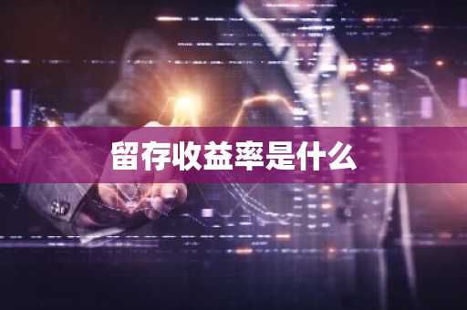留存收益率是什么