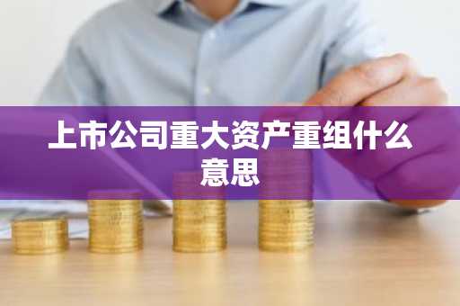 上市公司重大资产重组什么意思