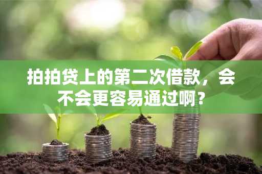 拍拍贷上的第二次借款，会不会更容易通过啊？