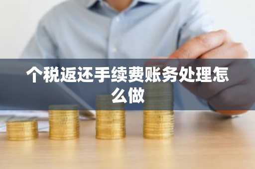 个税返还手续费账务处理怎么做