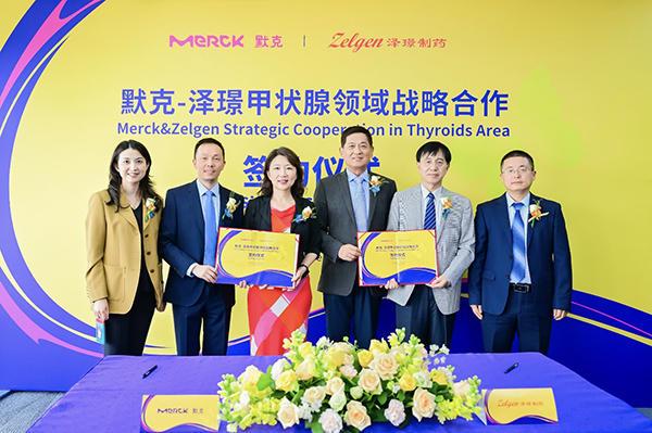 德国默克集团与泽璟制药达成战略合作 推进重组人促甲状腺激素的商业化在华落地