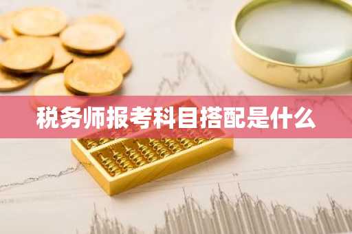 税务师报考科目搭配是什么