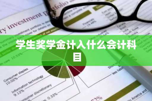 学生奖学金计入什么会计科目