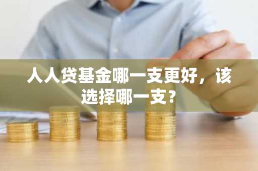 人人贷基金哪一支更好，该选择哪一支？