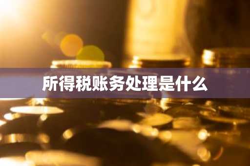 所得税账务处理是什么