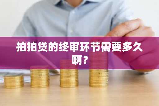 拍拍贷的终审环节需要多久啊？