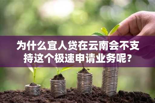 为什么宜人贷在云南会不支持这个极速申请业务呢？