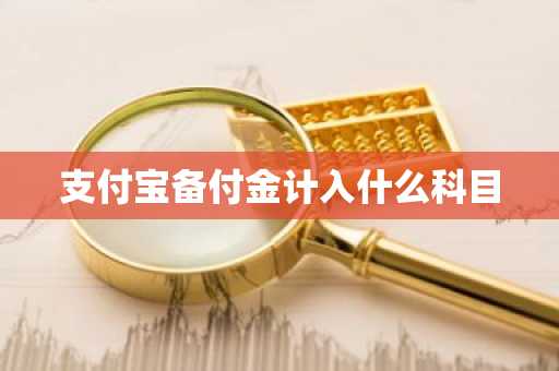 支付宝备付金计入什么科目