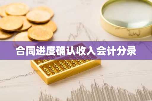合同进度确认收入会计分录