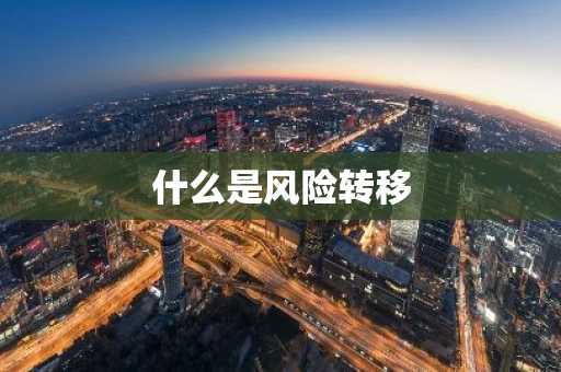 什么是风险转移