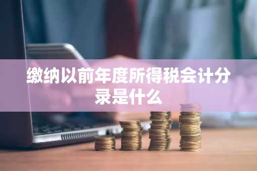 缴纳以前年度所得税会计分录是什么