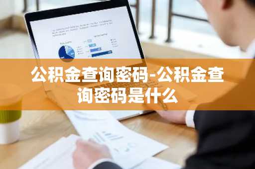 公积金查询密码-公积金查询密码是什么