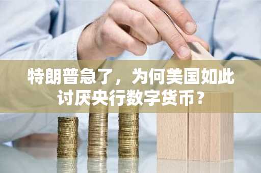 特朗普急了，为何美国如此讨厌央行数字货币？