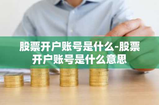 股票开户账号是什么-股票开户账号是什么意思