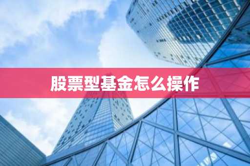 股票型基金怎么操作