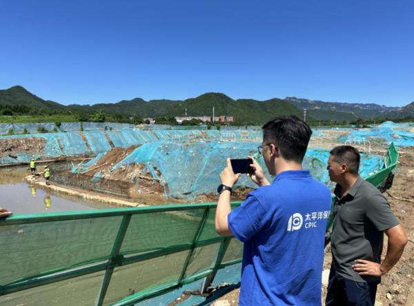 洪水退去，“太保蓝”的脚步不停歇