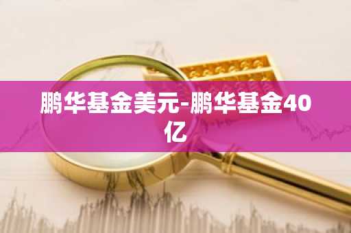 鹏华基金美元-鹏华基金40亿