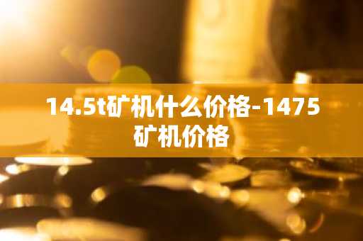 14.5t矿机什么价格-1475矿机价格