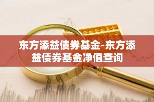 东方添益债券基金-东方添益债券基金净值查询