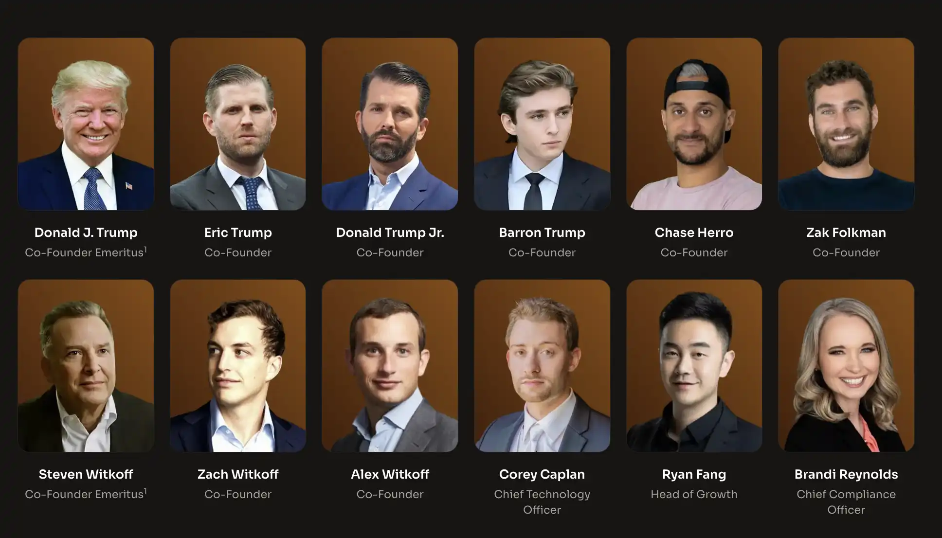 WLFI团队大起底：豪门背书与争议人物的加密实验