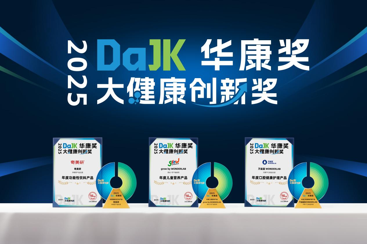 万益蓝WonderLab斩获2025华康奖，引领大健康产业创新风向