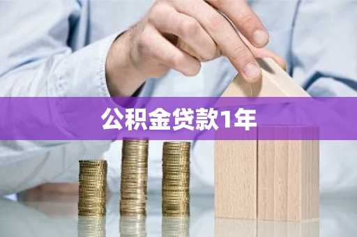 公积金贷款1年