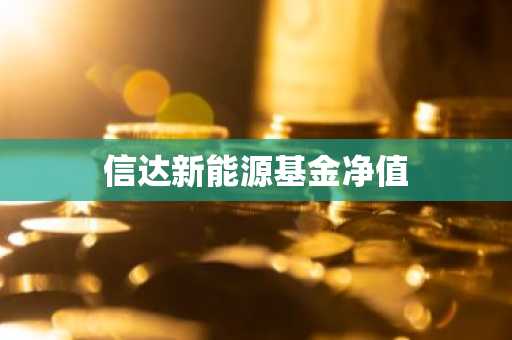 信达新能源基金净值