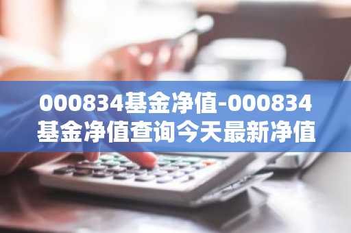 000834基金净值-000834基金净值查询今天最新净值