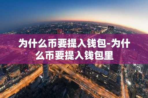 为什么币要提入钱包-为什么币要提入钱包里