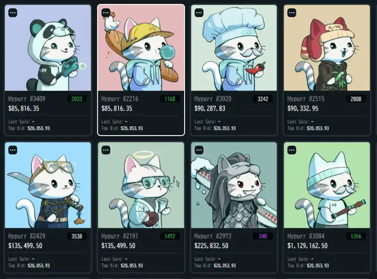 从零到40万元,Hypurr NFT会变成社区吉祥物吗?