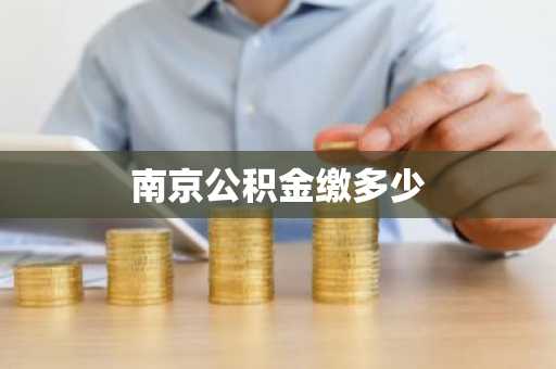南京公积金缴多少