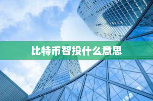 比特币智投什么意思