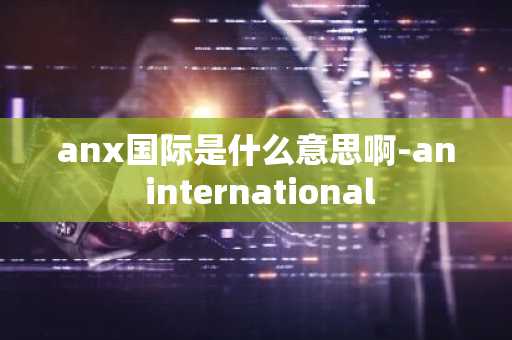 anx国际是什么意思啊-an international