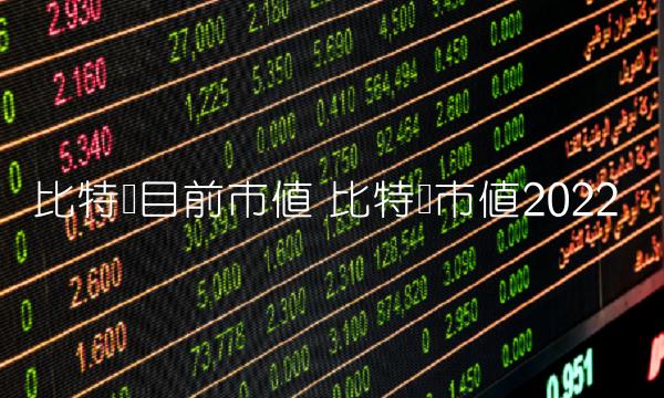 比特币目前市值
