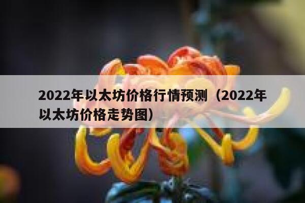 2022年以太坊价格行情预测(2022年以太坊价格走势图)