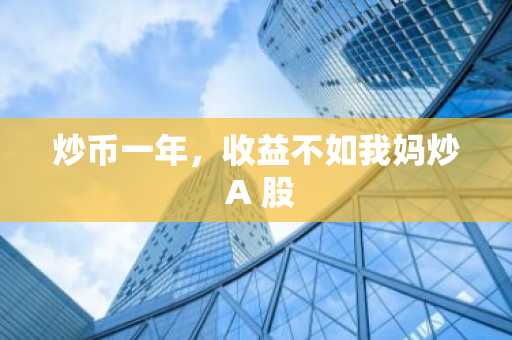 炒币一年，收益不如我妈炒 A 股