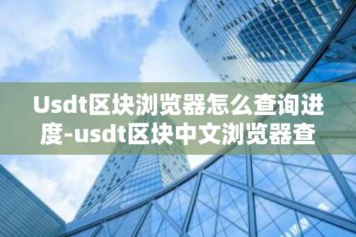 Usdt区块浏览器怎么查询进度-usdt区块中文浏览器查询