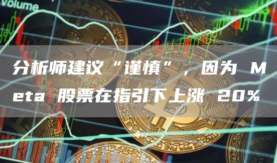 分析师建议“谨慎”,因为 Meta 股票在指引下上涨 20%
