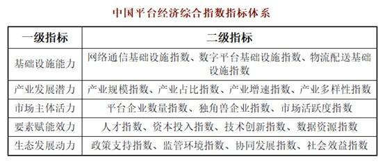 国内首个平台经济综合指数研究报告发布