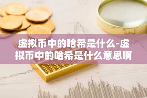 虚拟币中的哈希是什么-虚拟币中的哈希是什么意思啊