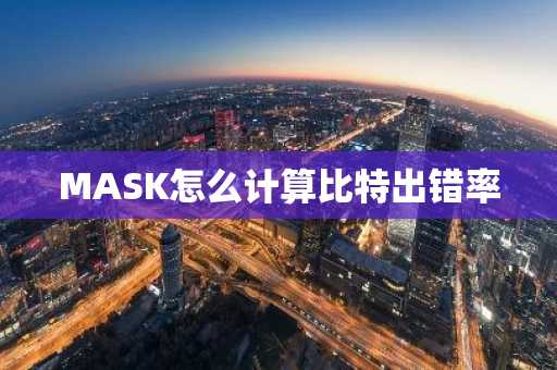MASK怎么计算比特出错率