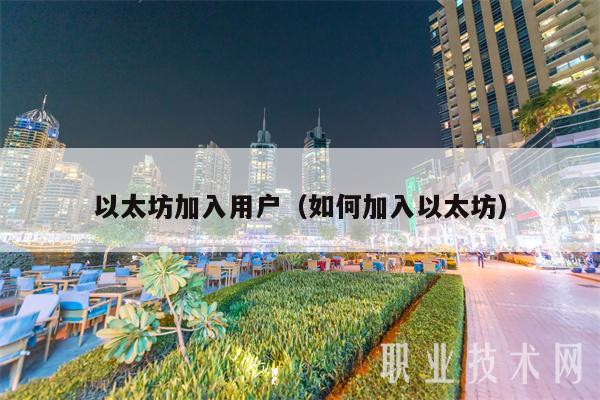 以太坊加入用户（如何加入以太坊）