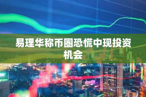 易理华称币圈恐慌中现投资机会