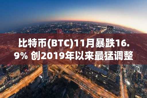 比特币(BTC)11月暴跌16.9% 创2019年以来最猛调整 对长期投资者或是"买入良机"